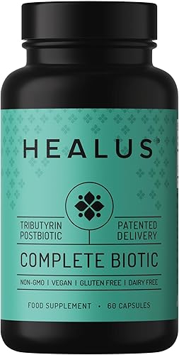 Miniatura 1 de Healus Suplemento postbiótico completo a base de tributirina Absorción avanzada patentada Butirato para la salud intestinal