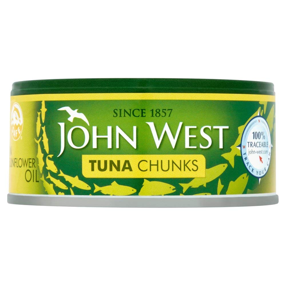 John West Pezzi di Tonno in Olio 145g x 12