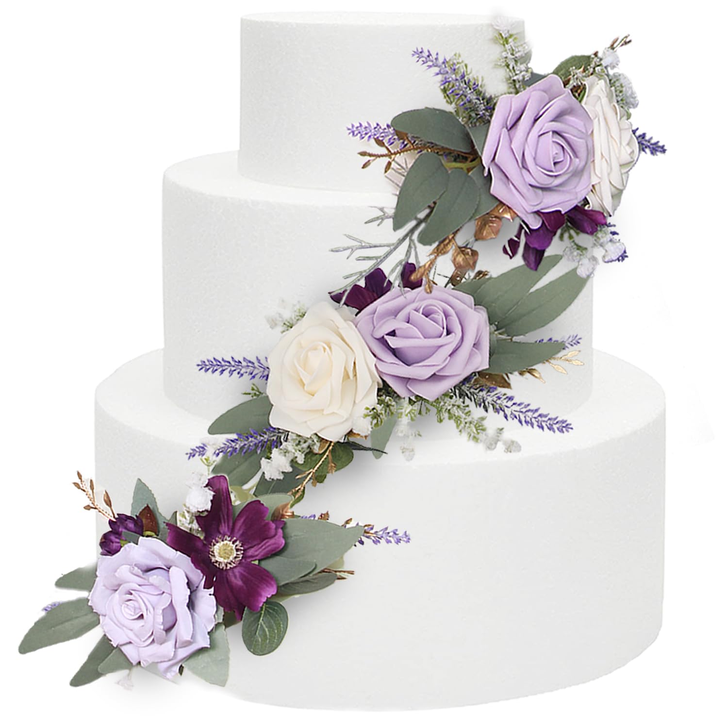 Pink And Purple Plastic Butterfly Cake Toppers With Heart And Plant - View #8