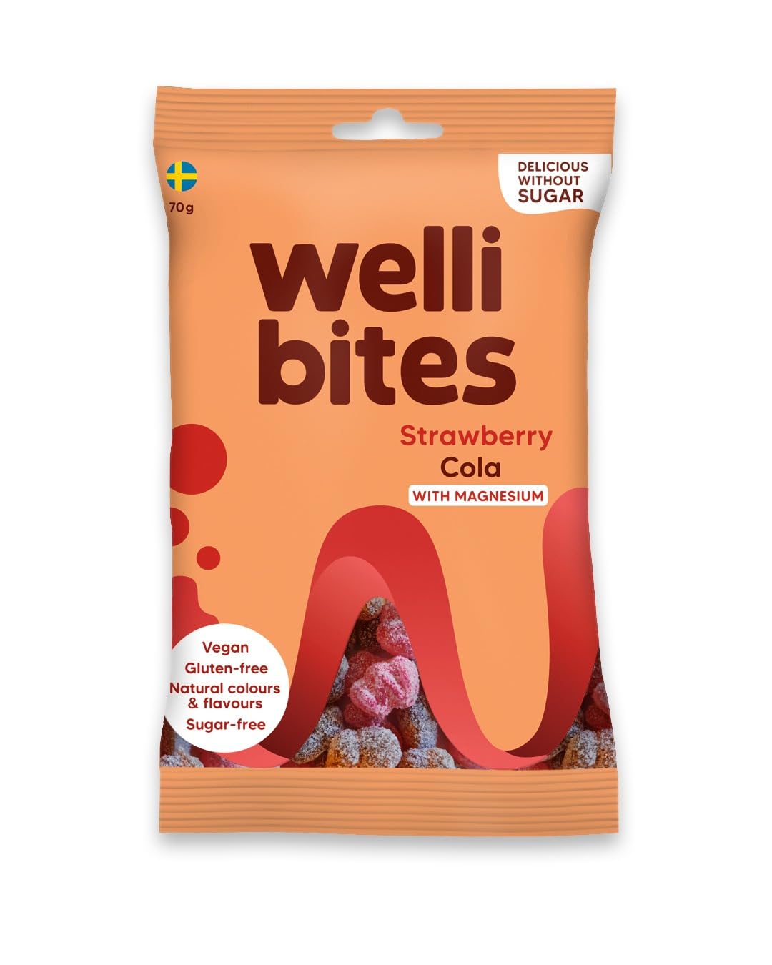 Wellibites Strawberry &Cola 70g with Magnesium