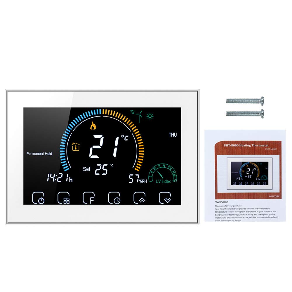 FTVOGUE Inteligentny Termostat, 95–240 V, 5+1+1 Programowalne Ogrzewanie