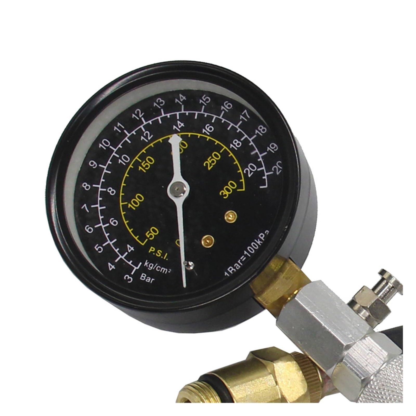 Zestaw Testera Kompresji Samochodu 300PSI Wykrywacz Nieszczelności Tester Diagnostyczny Do Manometru W Cylindrze Silnika Wysokoprężnego WystarczająCo DokłAdny