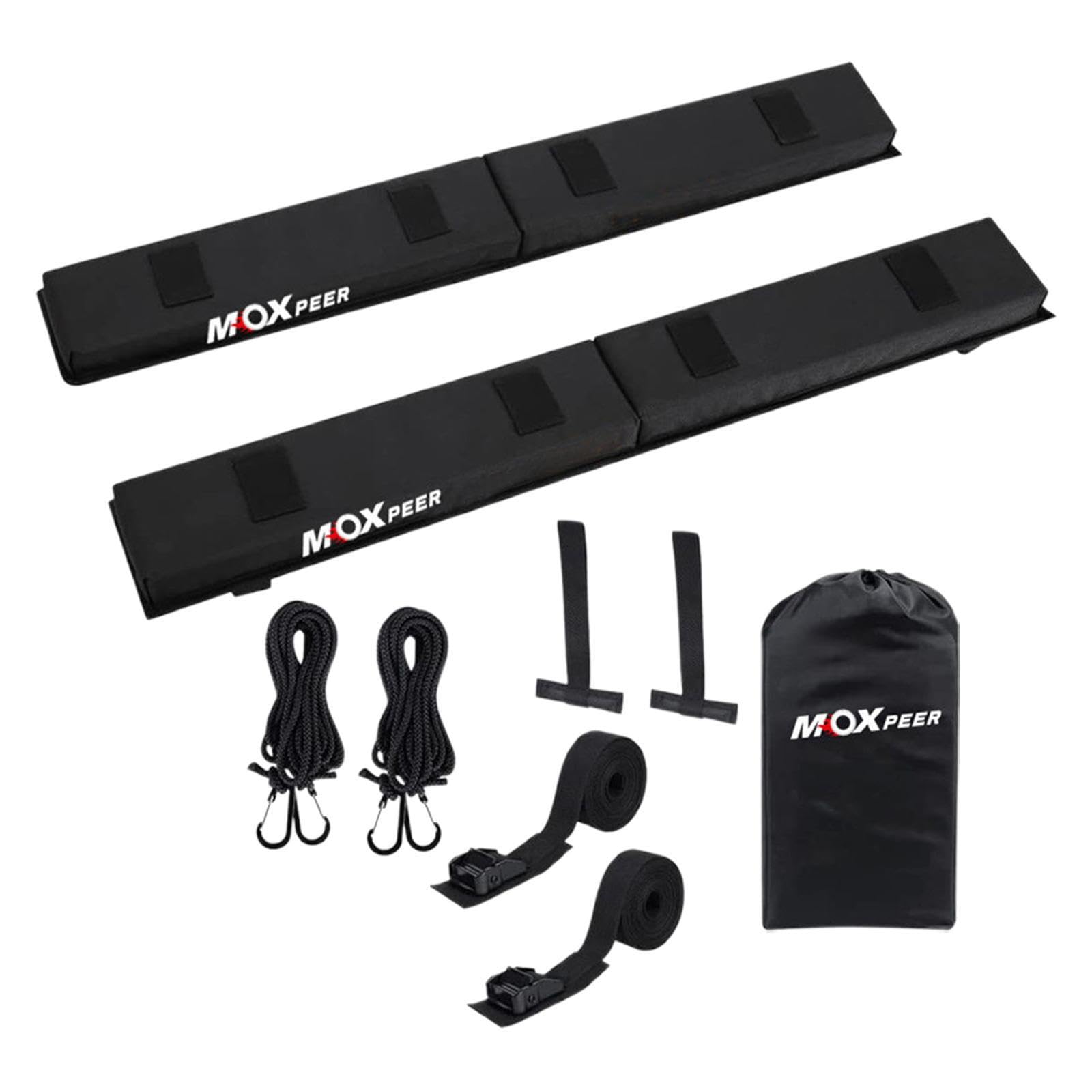 Accessori per Portapacchi con Cuscini Morbidi per Il Trasporto di Canoe e Paddleboard, veloci e Comodi. Portapacchi Pieghevoli, per Sistema di Trasporto Bagagli per Auto,