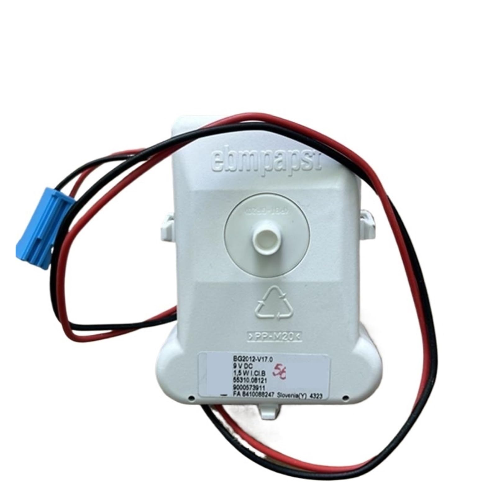 Motor del ventilador de refrigeración del refrigerador 9000573911 BG2012 9V Motor del ventilador Repuestos del refrigerador