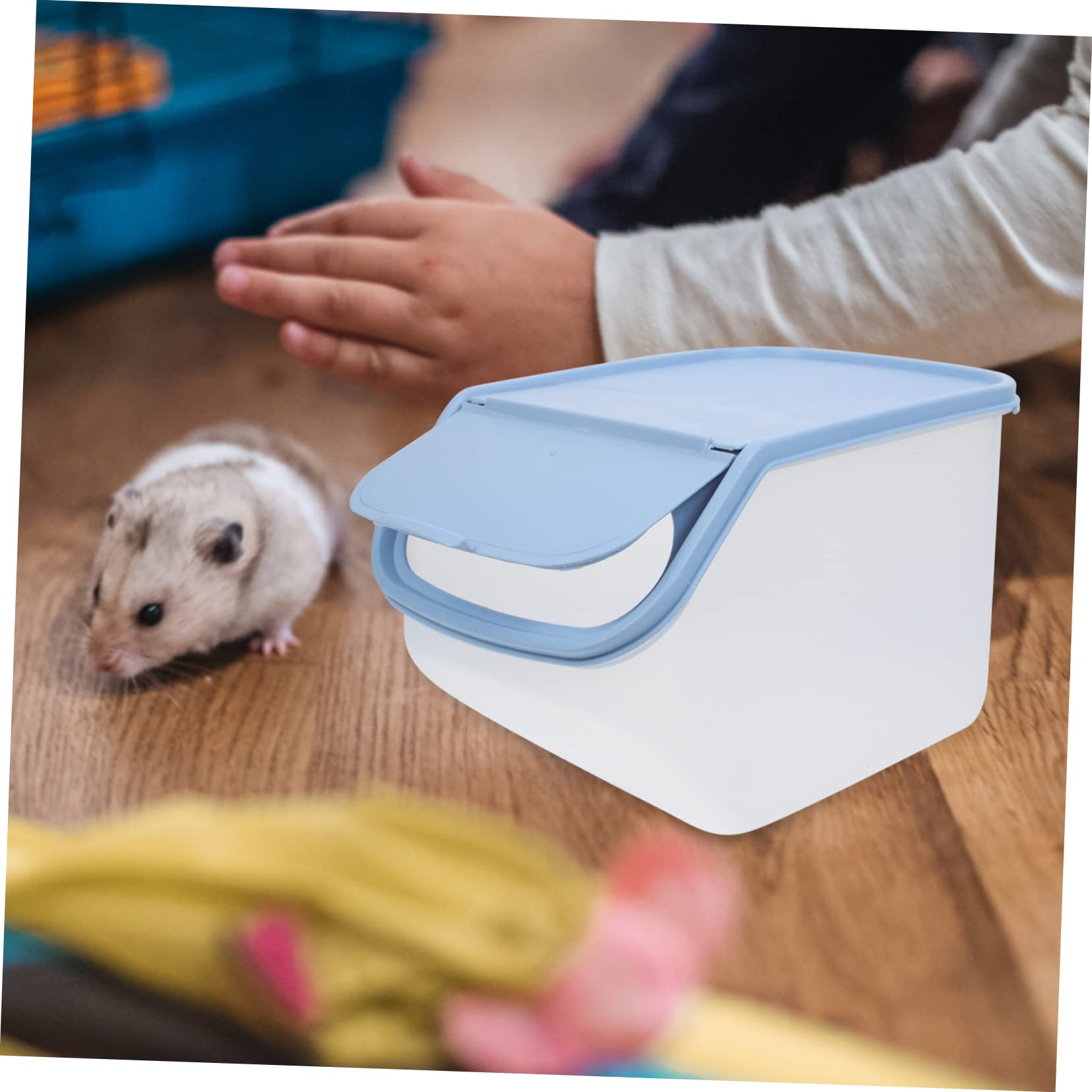 Praktische Hamsterversorgung Käfigbadebox Empfindliches Badezimmer Lichtecht Leicht Zu Reinigen Für Haustiere