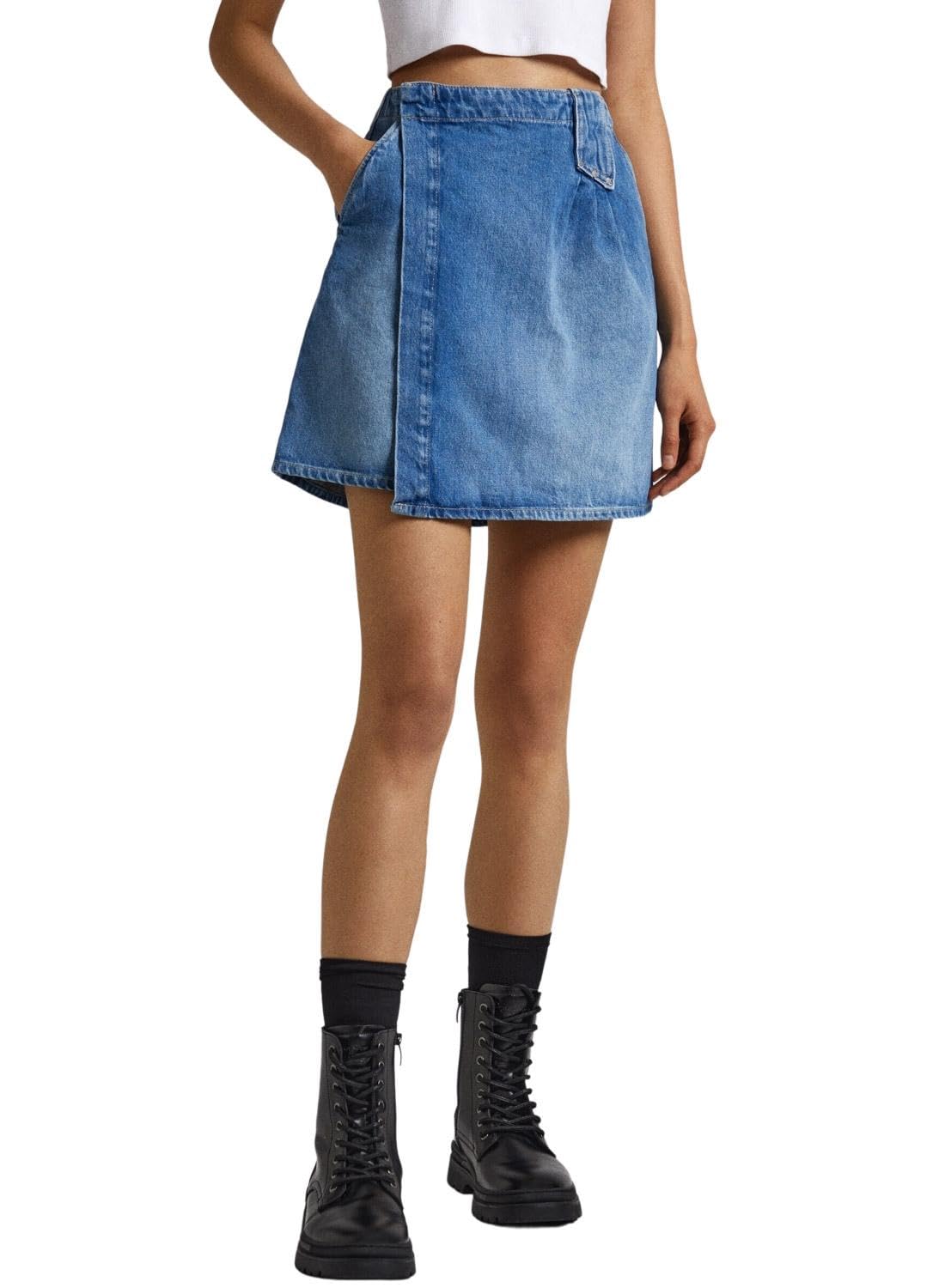 Pepe Jeans Women's Blue (Denim) Evy Xs