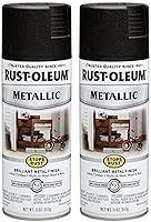 Vista 18 de Rust-Oleum 313142-6PK Stops Rust - Pintura antioxidante metálica en espray, 11 onzas, color bronce champán, paquete de 6