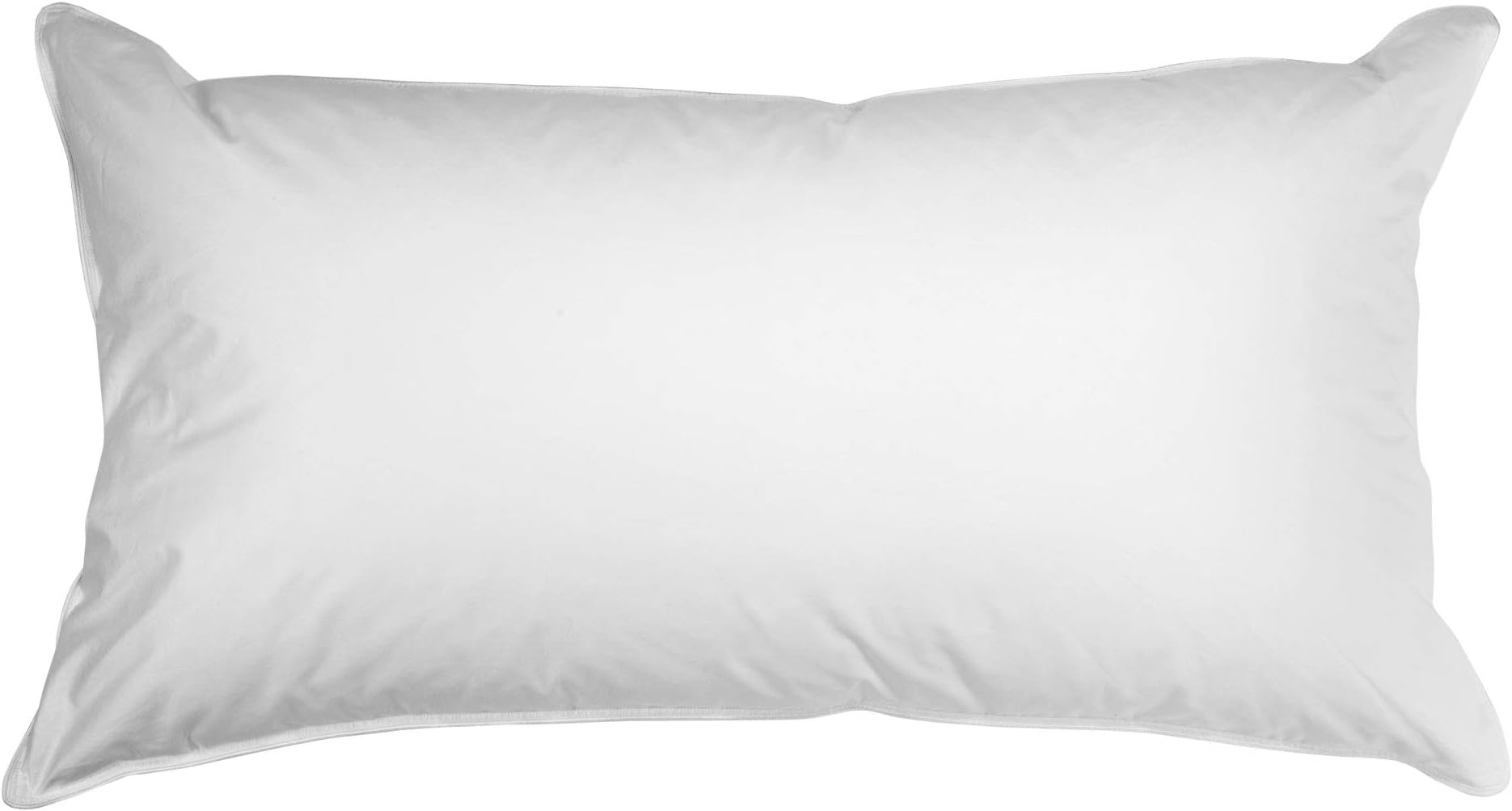 Ogallala Firm King Bed Pillow - 700 Fill-Power Hand-Crafted Luxury Goose Down & Milkweed White Pillows for Best Sleep, Breathable, Eco-Friendly & Saving Butterflies (Sequoia)