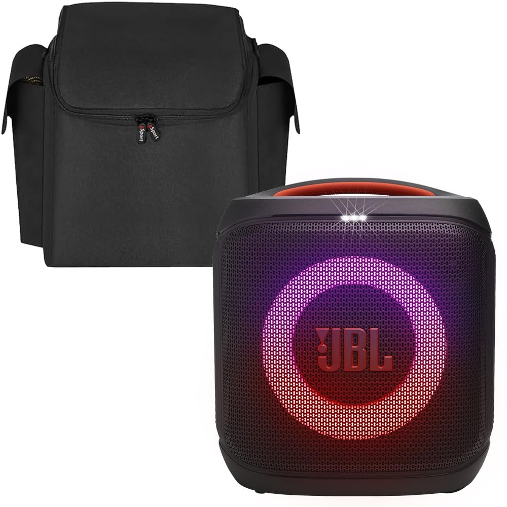 JBL PARTYBOX Encore Essential 2 Speaker Bundle with gSport Carry Bag Black