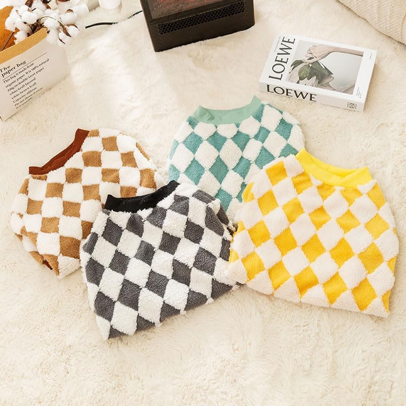 Miniatura 5 de Suéter para perro de tamaño mediano y grande, suéter suave para clima frío, chaqueta de invierno para perro labrador, bulldog francés, beagle,