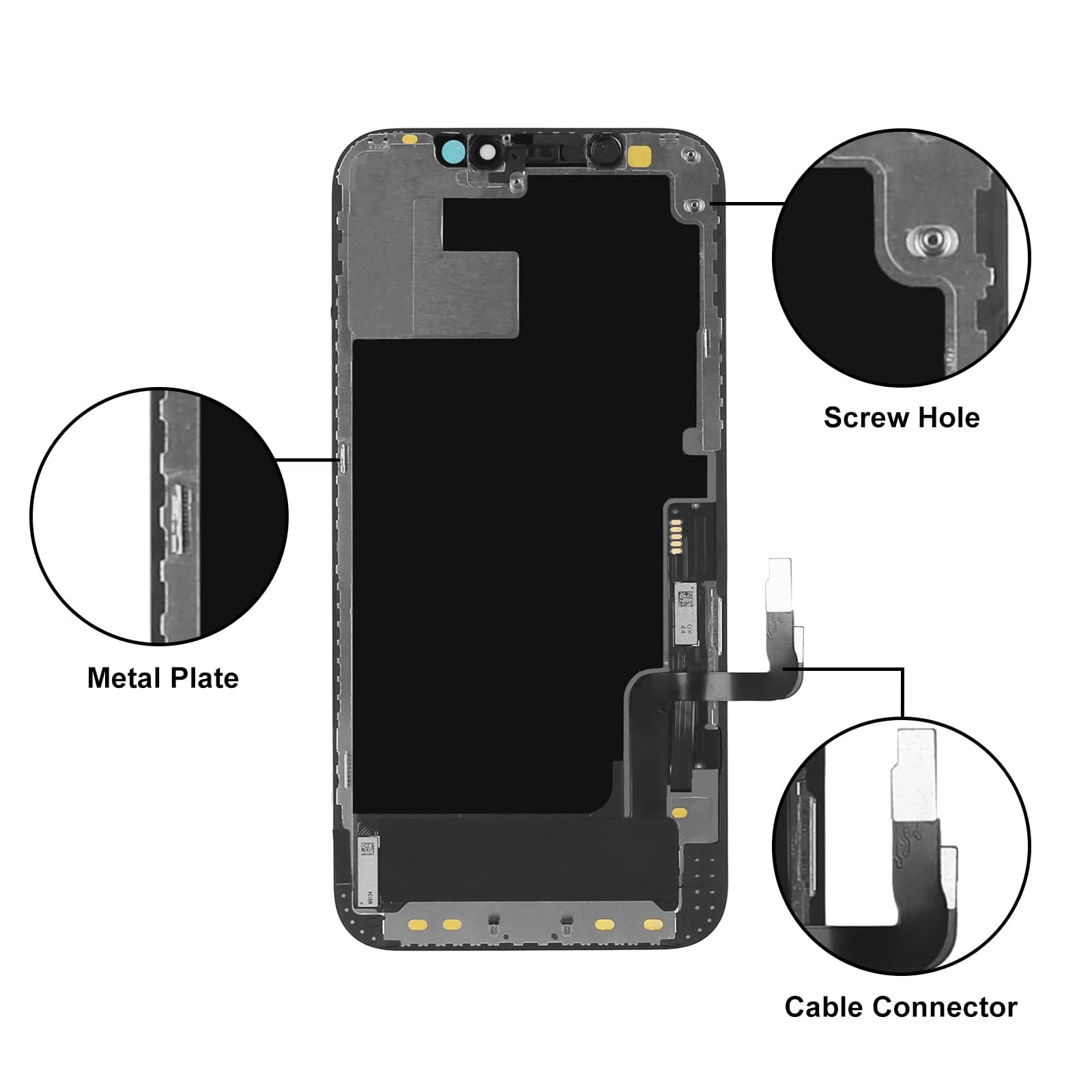 Amazon.co.jp: LL TRADER iPhone 12/iPhone 12 Pro 6.1インチ FHD 液晶