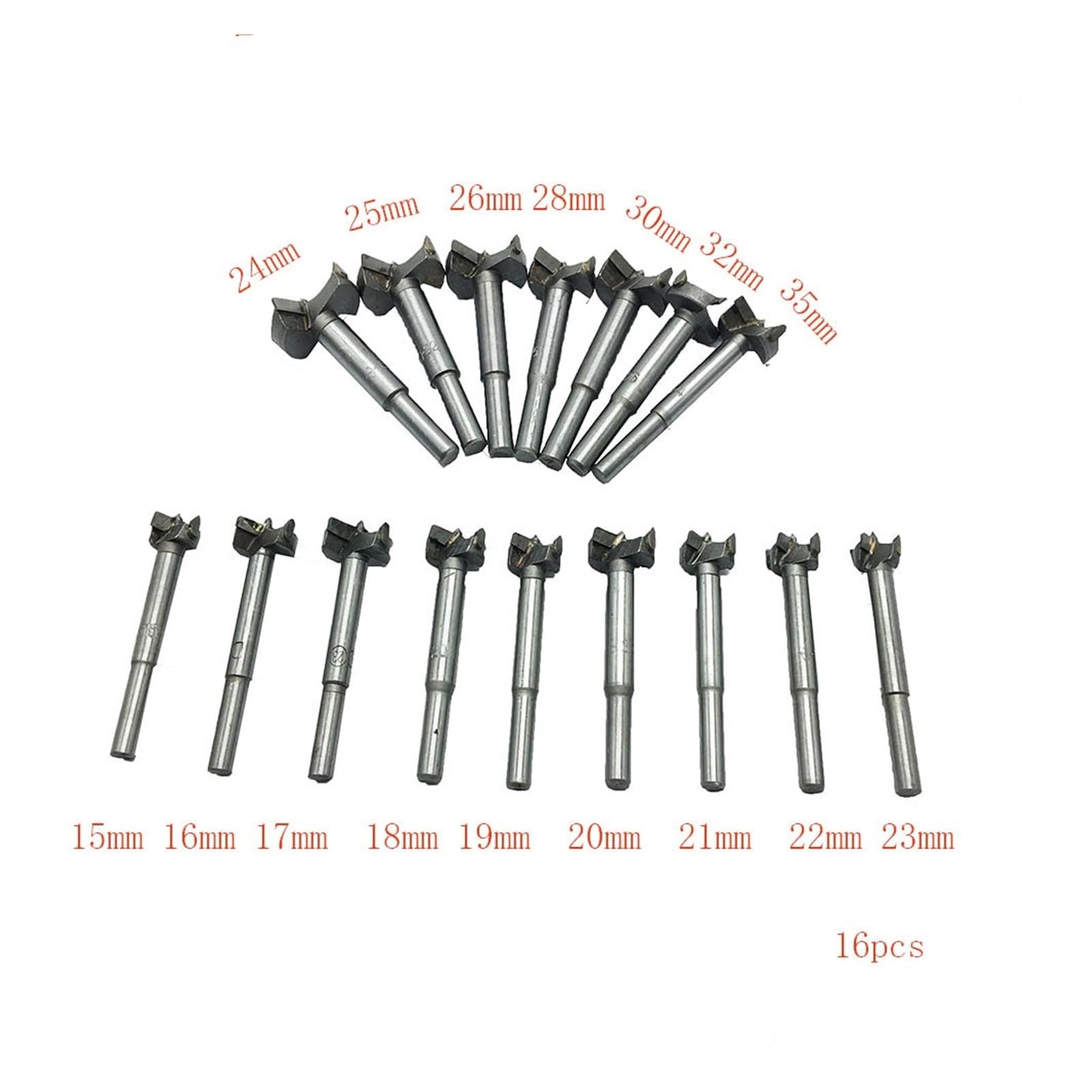 Set Di 5/16 Punte Da Trapano For Legno, Seghe A Tazza Autocentranti, Utensili Elettrici, Accessori For La Lavorazione Del Con Scatola Immagazzinaggio