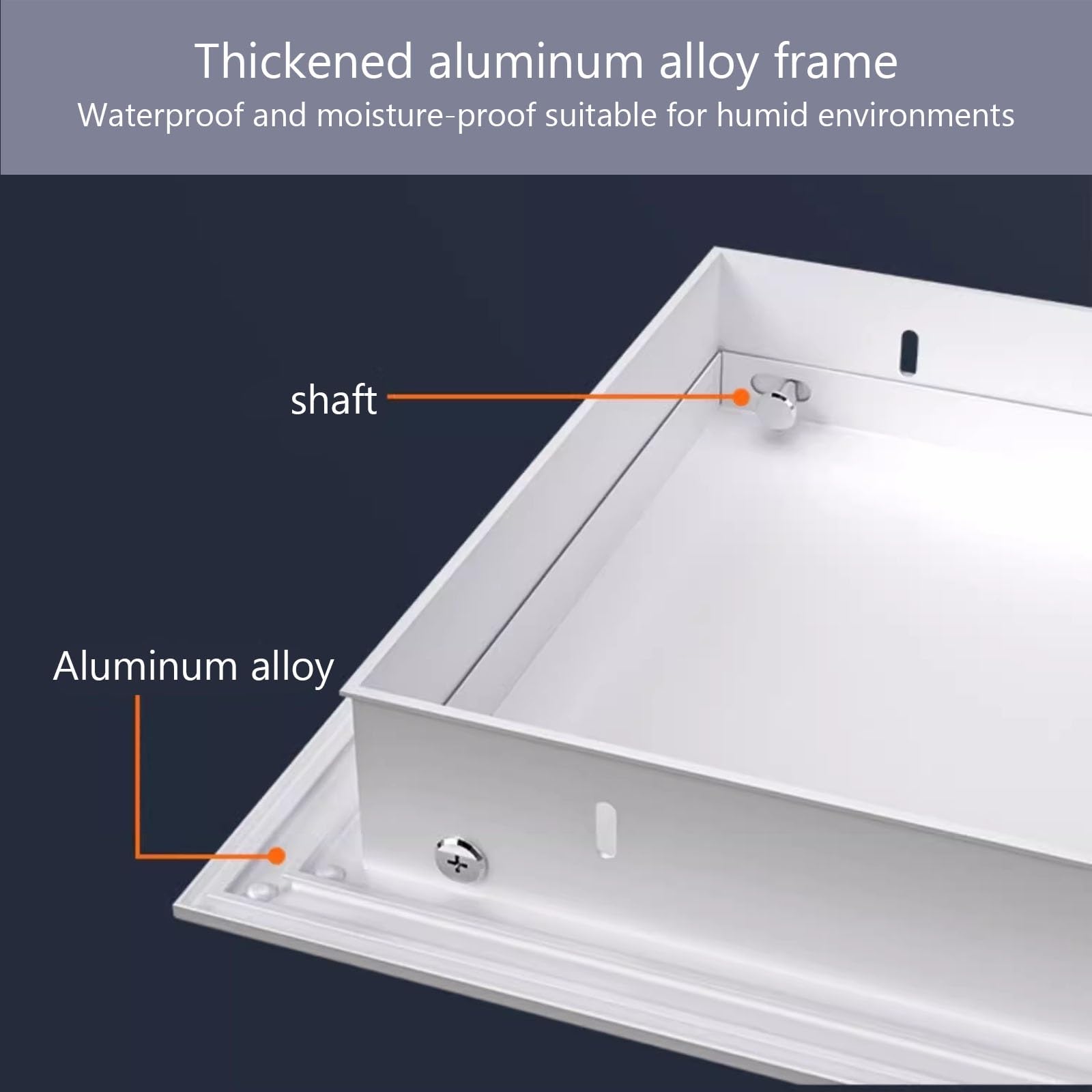 Paneles de acceso magnéticos de aleación de aluminio grueso para tuberías, válvulas eléctricas y equipos de seguridad contra incendios, duraderos y fáciles de instalar