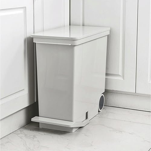 Miniatura 2 de ZELKON Trash Can Bedroom Picking Trash Cans Foot-Operated Household Large Trash Cans with Lids Living Room Kitchen Flat Dry and Wet Separation