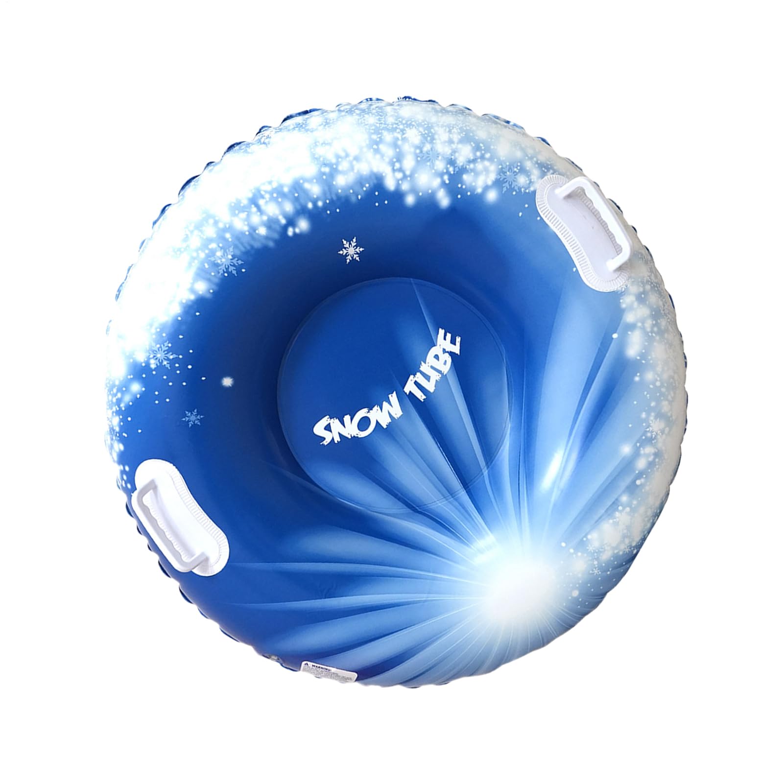 Tubos De Nieve para Adultos – Tubo Inflable Resistente con Asas, 80 × 80 × 25 Cm PVC Duradero Trineo De Invierno