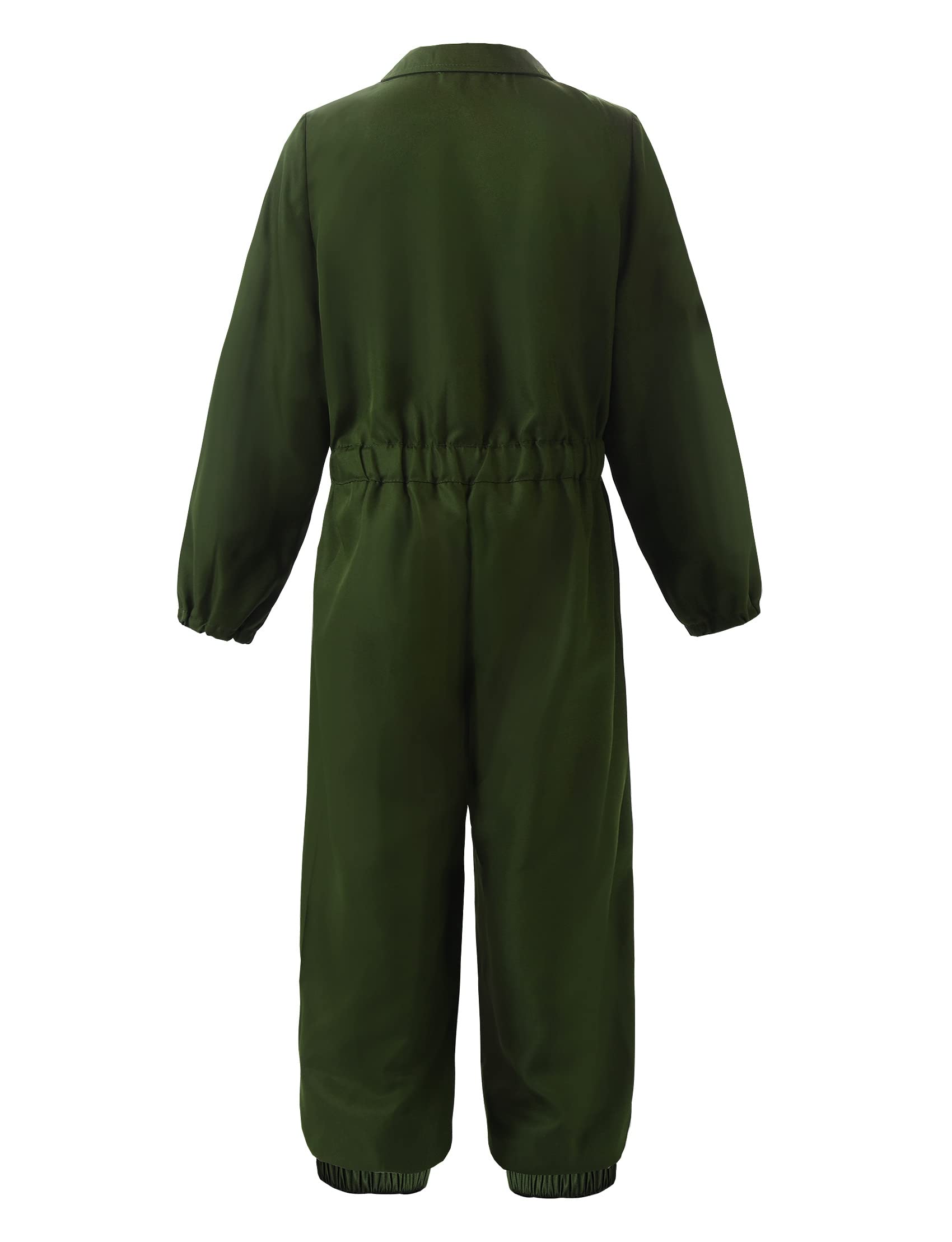 ReliBeauty Disfraz de Piloto Aviador para Niños Disfraz Militar Niños Carnaval con Accesorios