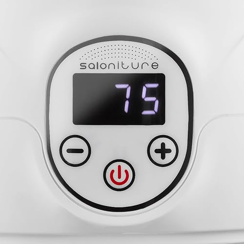 Miniatura 4 de Saloniture Máquina calentadora de cera profesional para depilación con pantalla digital para el hogar, spa o salón - Tapa negra