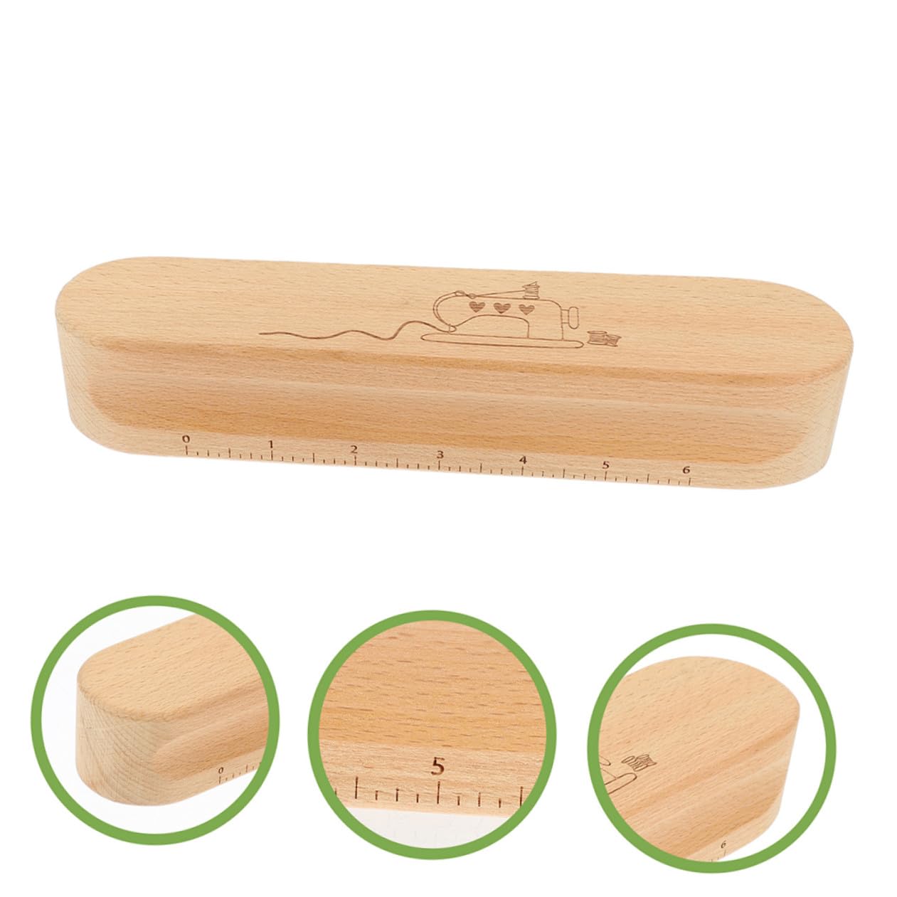VICASKY Prensa Para Planchar Patchwork Bloque De Madera Para Planchar y Coser Badajo Para Acolchar Badajo De Planchado Bloque De Sastre Herramienta Badajo De Madera Badajos Tableta Costura