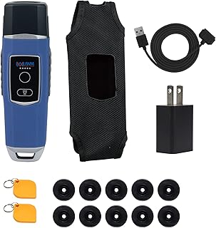JWM Guard Tour Patrol System, Touch Guard Tour Management System with Flashlight, Patrol Wand Reader, 10 Checkpoints, 2 Staff Tags, Free Software