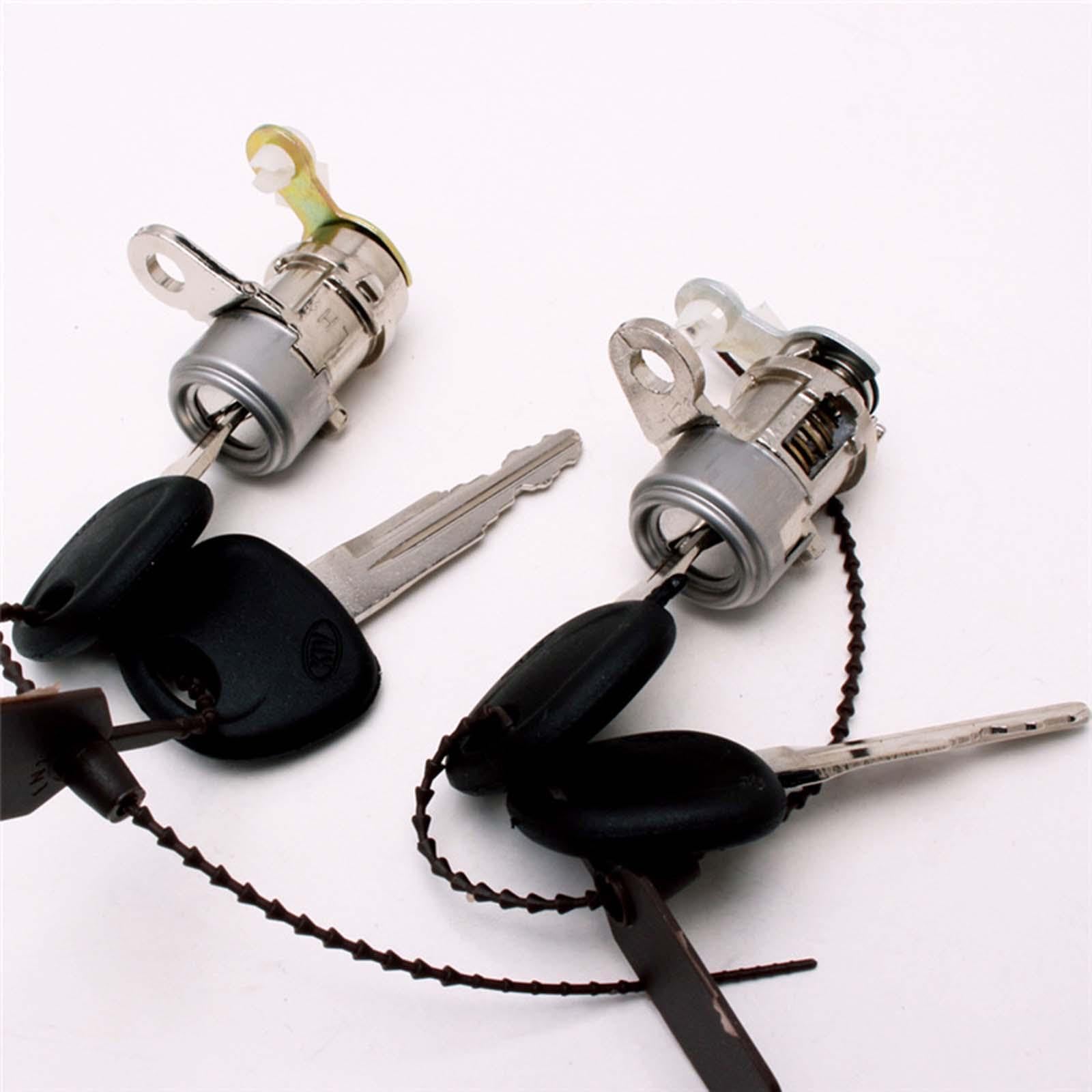 Door Lock Cylinder with 2 Keys Universal Portable Replace Car Side Door Lock| Motors |Locks & Hardware-image-3