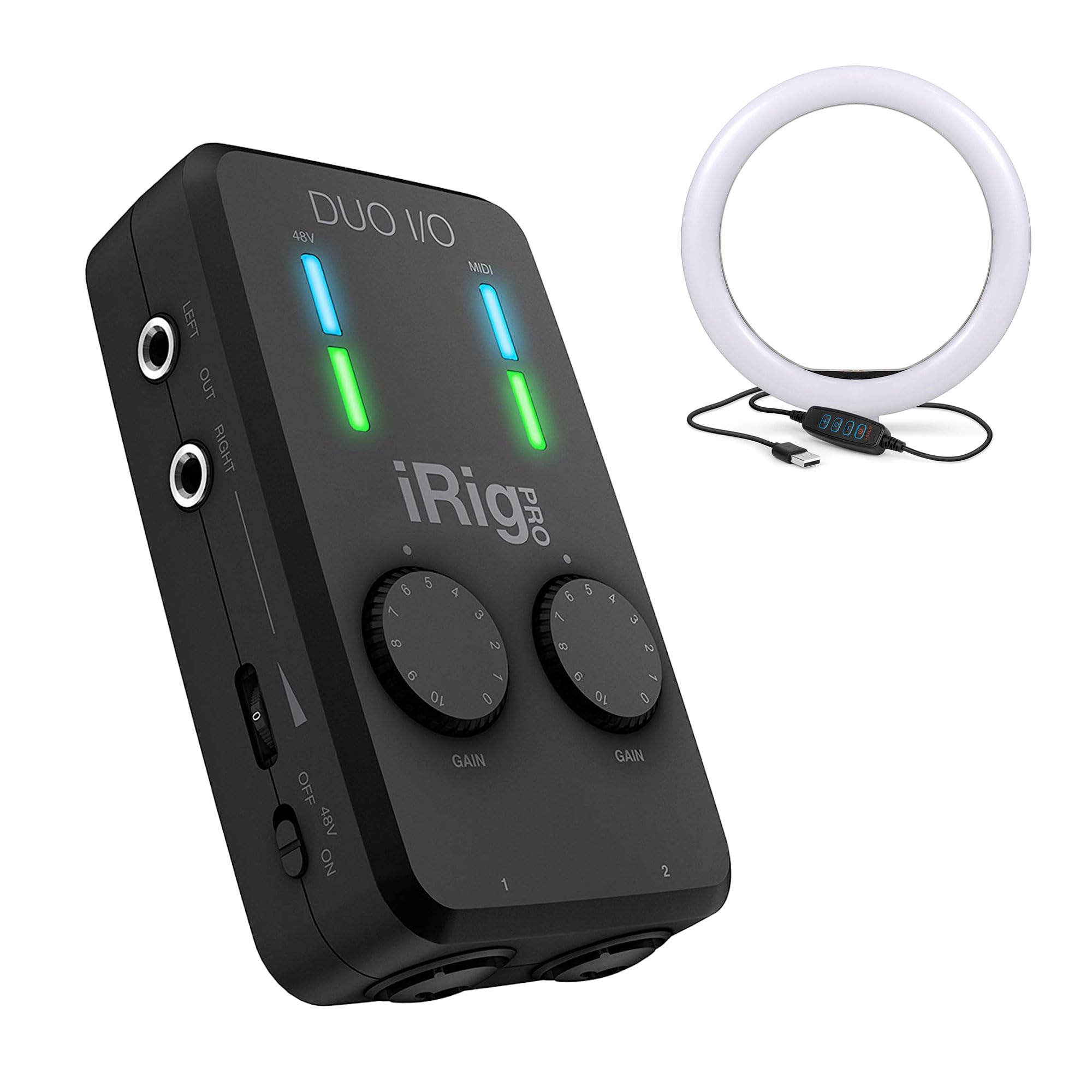 Amazon.com: iRig Pro Duo I/O USB audio interface, TRS