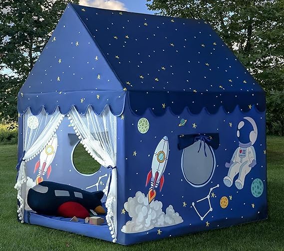 SHREE INCORPORATION Jumbo Size Light Weight Kids Play Tent House for 3-13 Year Old Kids Girls and Boys (Rocket) (B0D11RZQ3J) Amazon Price History, Amazon Price Tracker