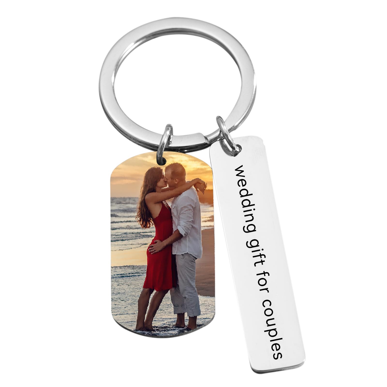 Wedding Gift for Couple Keychain - Custom keychain Photo Personalized Keychain Birthday Gifts llaveros Personalizados (style7)
