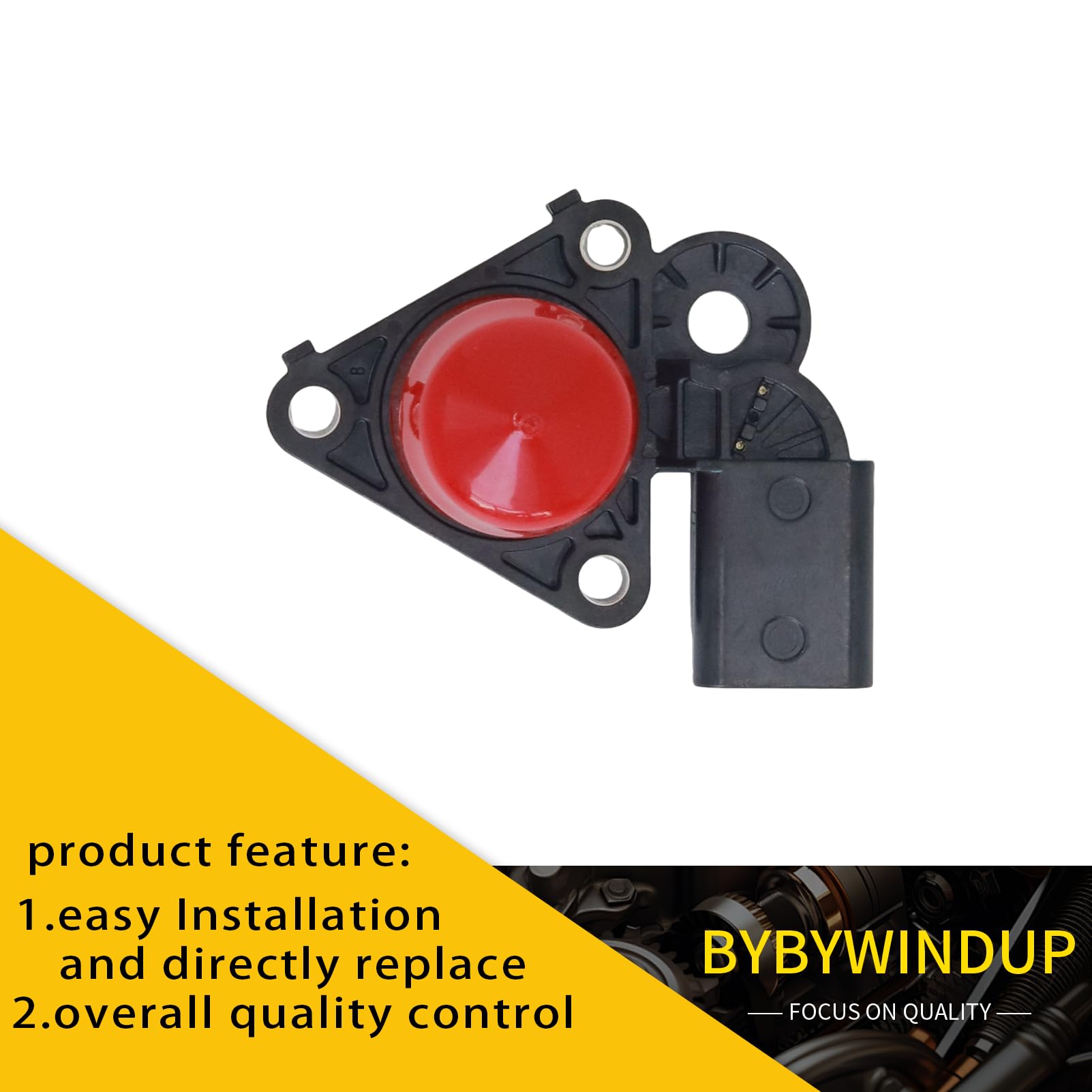 Capteur de position compatible avec Citroën C3 C4 Peugeot 207 208 1.4 HDi 1.6 HDi, remplacement pour 9643365680 0375Q9