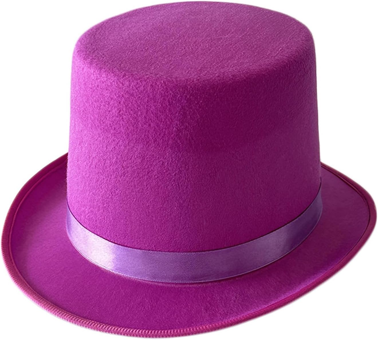 Hat British Style Adult/Kids Flat Top Hat Prom Carnivals Party Costume Felt Magician Hat for Carnivals Show Rave Party - Image 7