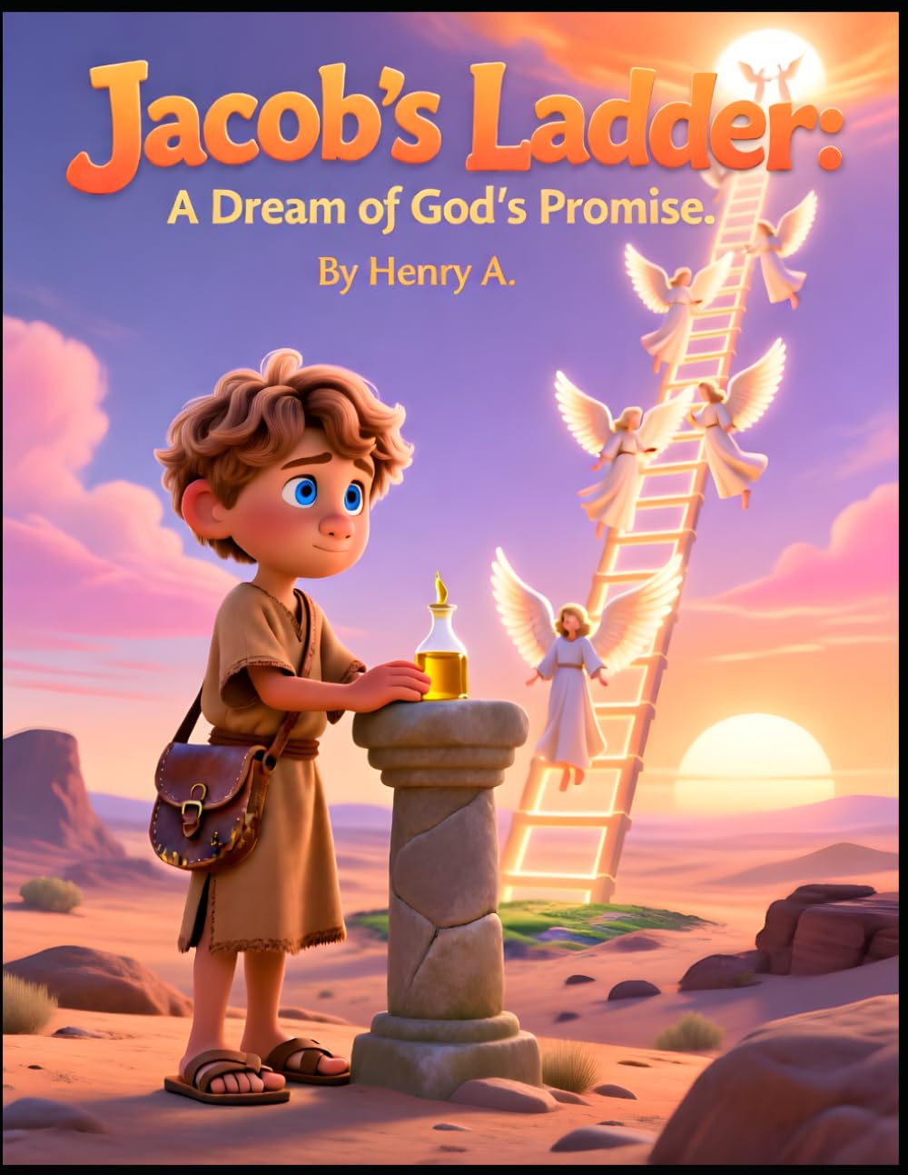 Jacob's Ladder: A Dream of God's Promise | Old Testament Bible stories children | Bible storybook ages 4-8 | Moral storybook about faith and trust | Angels ascending and descending story