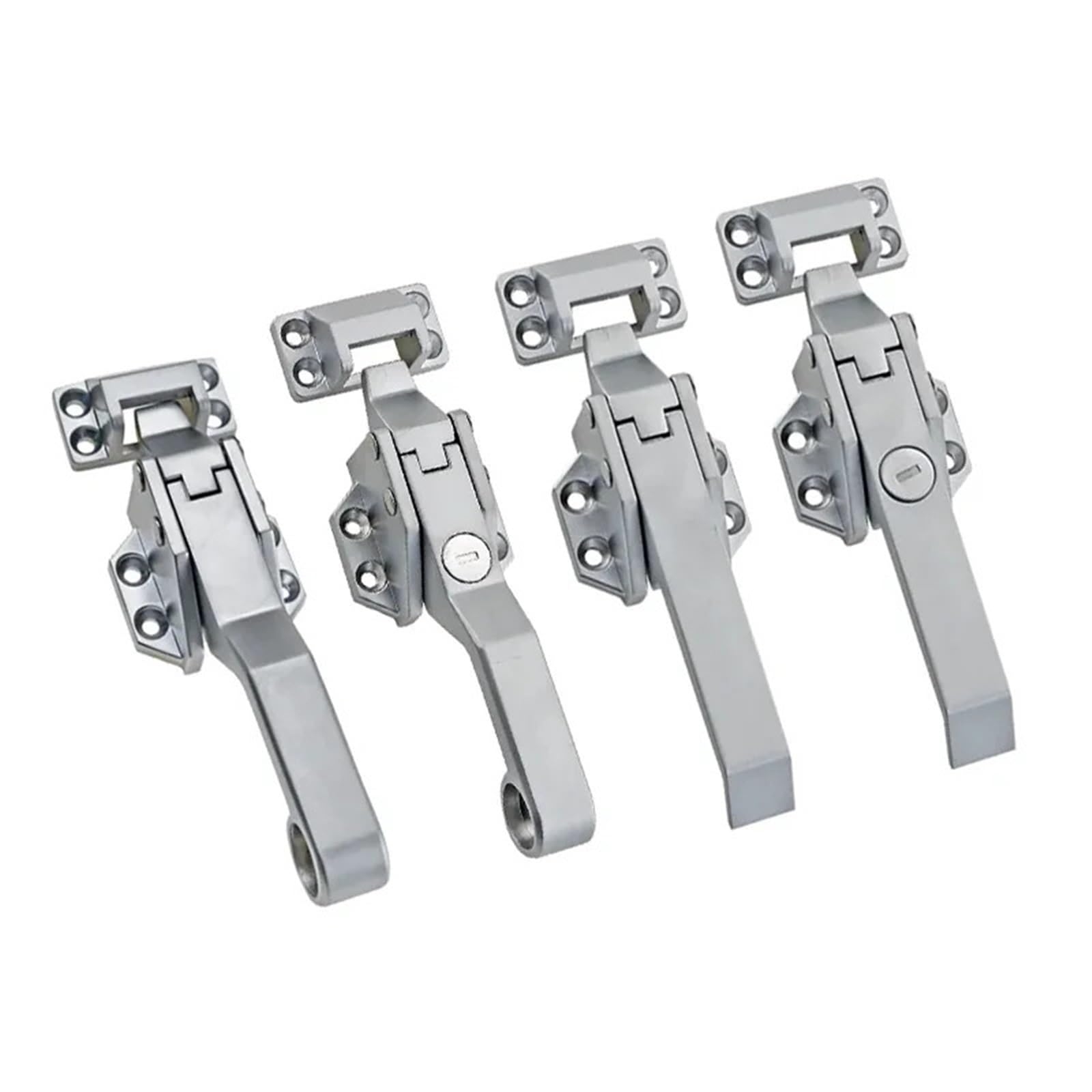 Zinc Alloy Vacuum Tight Closing Handle for Refrigerated Garage Door Hinge for Storage Industry Heavy 1Pcs(Linkage with Lock)