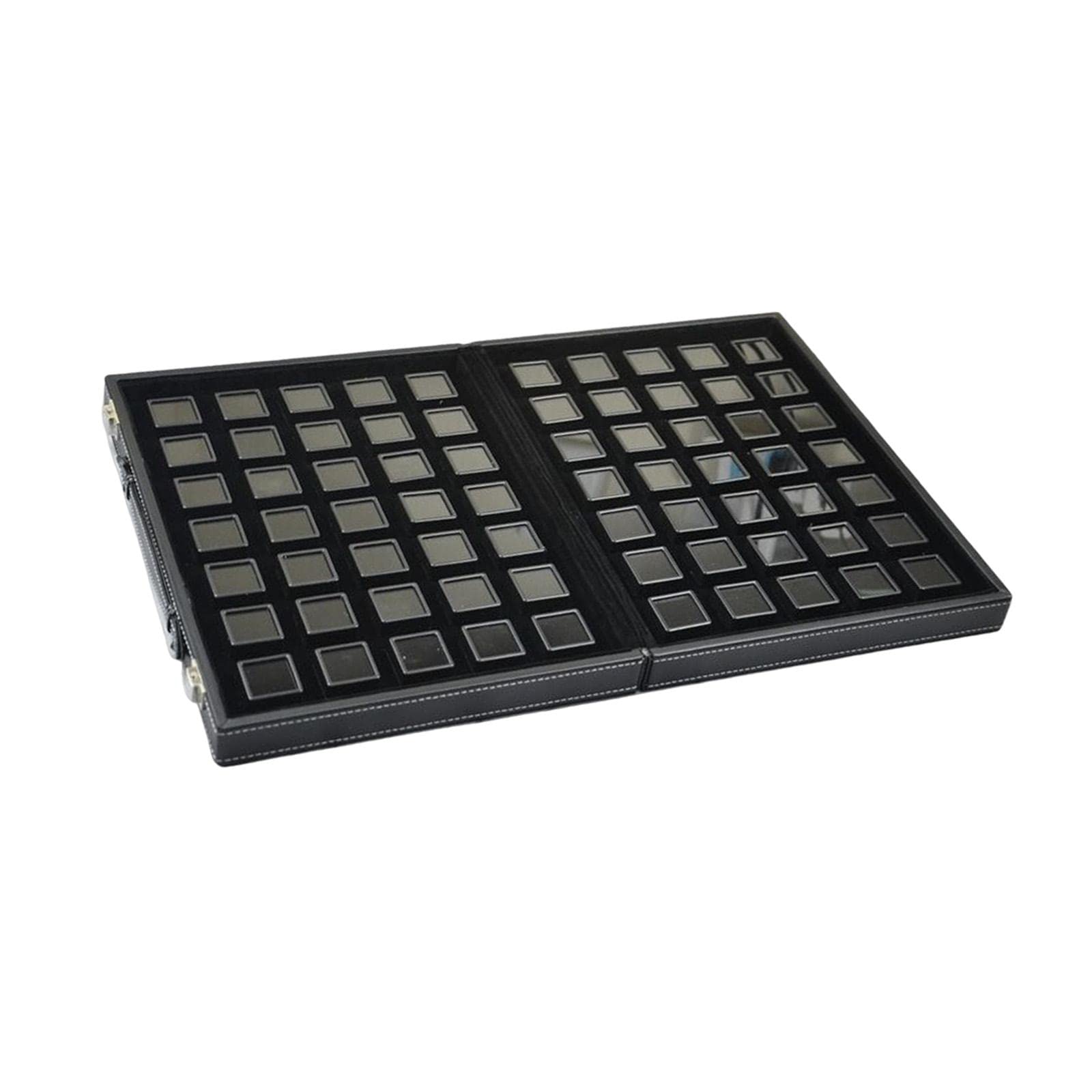 kowaku Vassoio espositore per Pietre preziose diamantate Collezione di Supporti per vetrine multigriglia con Manico Vassoio portaoggetti Gem per Negozio di
