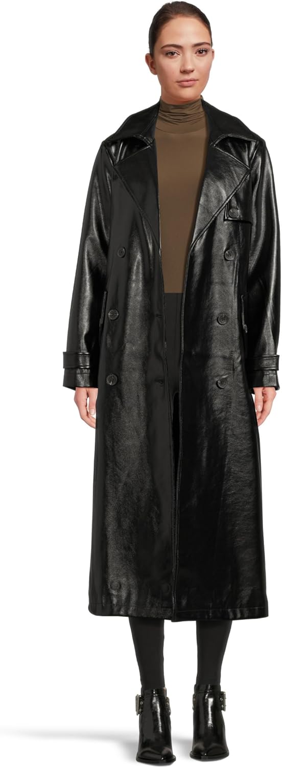 Avec Les Filles Double Breasted Maxi Trench - Image 5