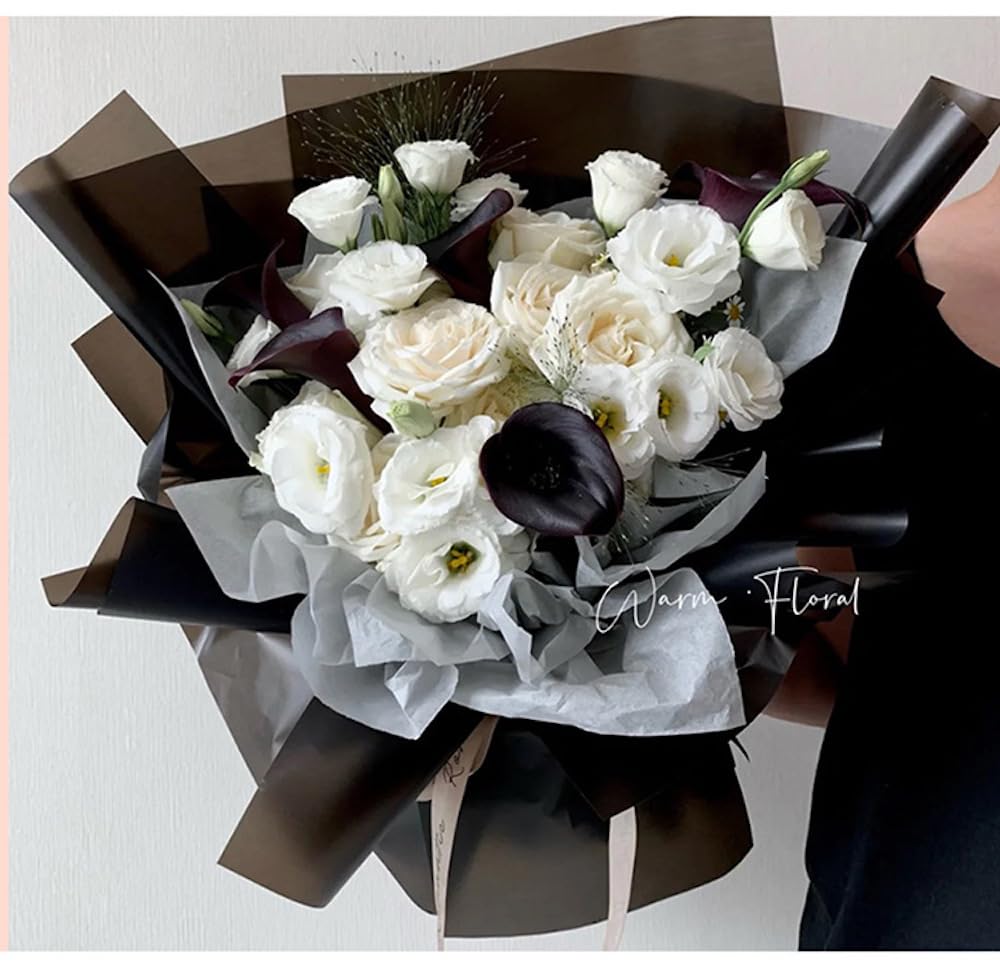 fuxunamz Bloemenboeket, cadeaupapier, bloemen, bloemenbenodigdheden, perfect voor bloemen, geschenken, ambachten, 30 x 30 cm