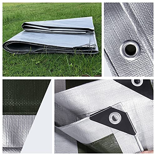 Gmjay Lona, à prova de chuva, pano de toldo, para uso ao ar livre, tenda impermeável, lona, caminhão