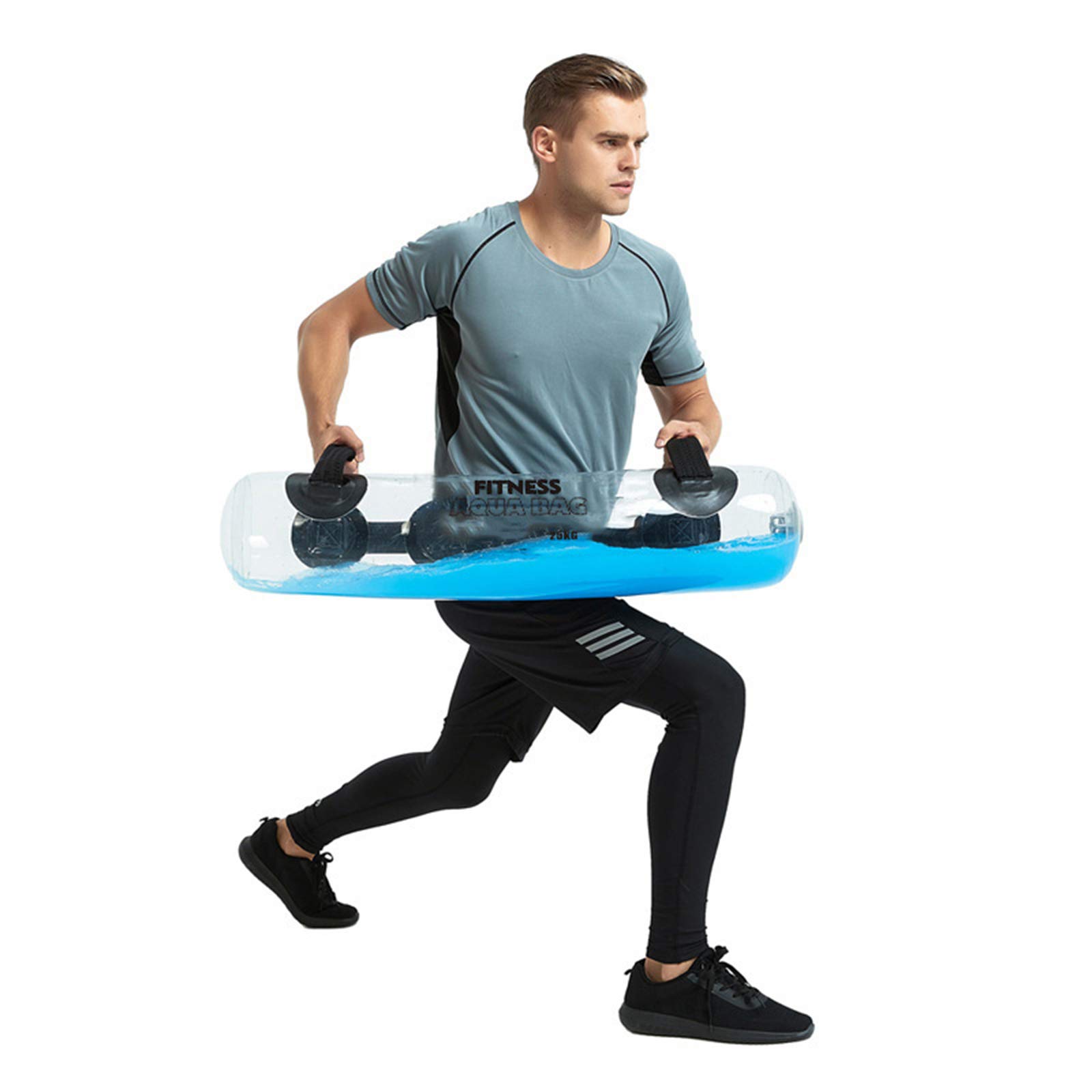 TIM-LI Fitness Water Aqua Bag, 200 kg regulowana torba wodna/torba treningowa sprzęt fitness / ciężki sprzęt całego ciała, do treningu rdzeniowego i treningu domowego