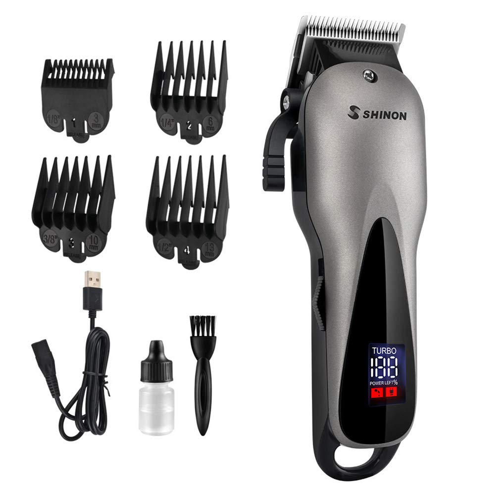Capelli Elettrico Clipper Professionale Multifunzionale Capelli Clipper Capelli Elettrico Clipper Gradient Forma di Ricarica USB per Bambini più Grandi Adulti Salon Professional