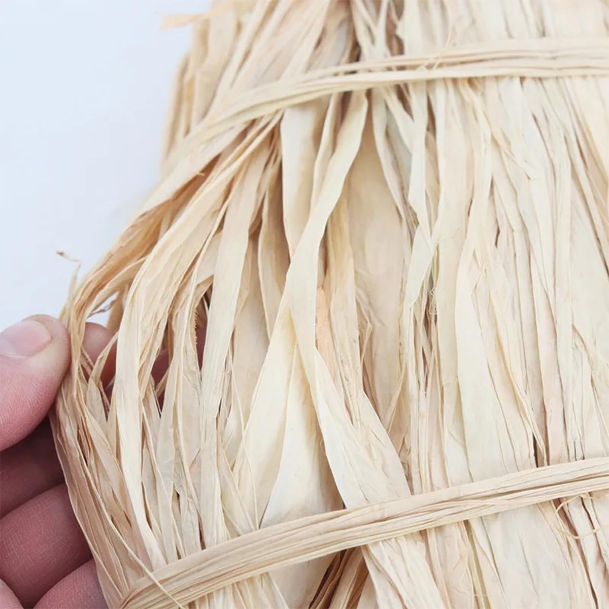 Raffia Grass Raffia Ruban d'amour Naturel Paille Mariage Party Decor Material, Bricolage Artisanat et Fleurs Boîte Cadeau 1KG