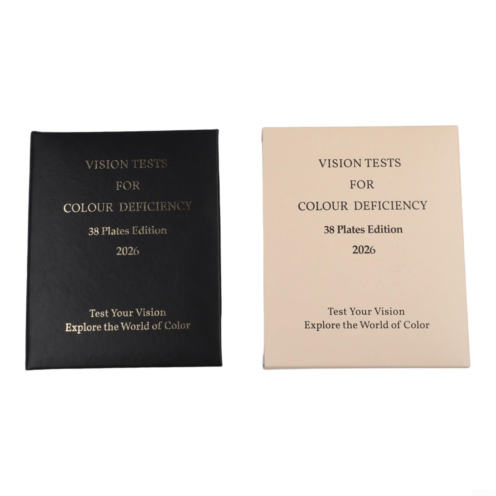 Ishihara – Livre de test de daltonisme – Édition 2024 – Kit de dépistage de la vision optométrie à 38 plaques pour détection de carence rouge-vert pour un usage clinique et domestique