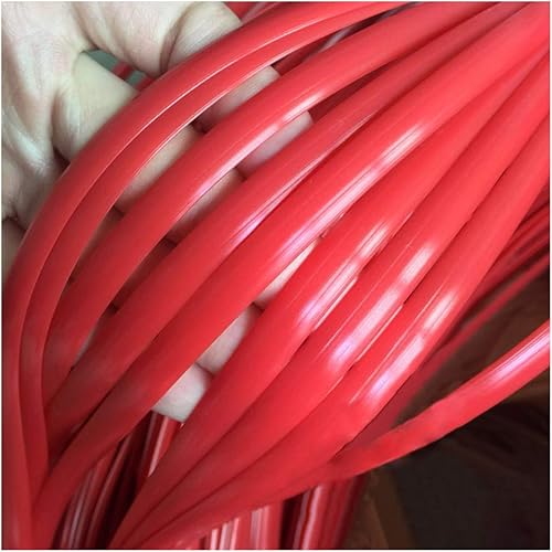 Miniatura 24 de Queenbox Ratán sintético plano de 0.3 pulgadas x 196 pies (196.9 ft), materiales de reparación de ratán de polietileno de plástico de 0.315 in