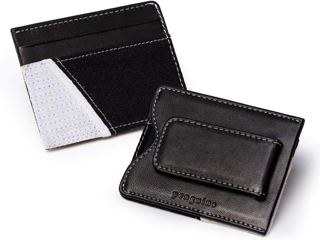 Tokens & Icons National Hockey League Game Used Uniform Leather Money Clip Wallet