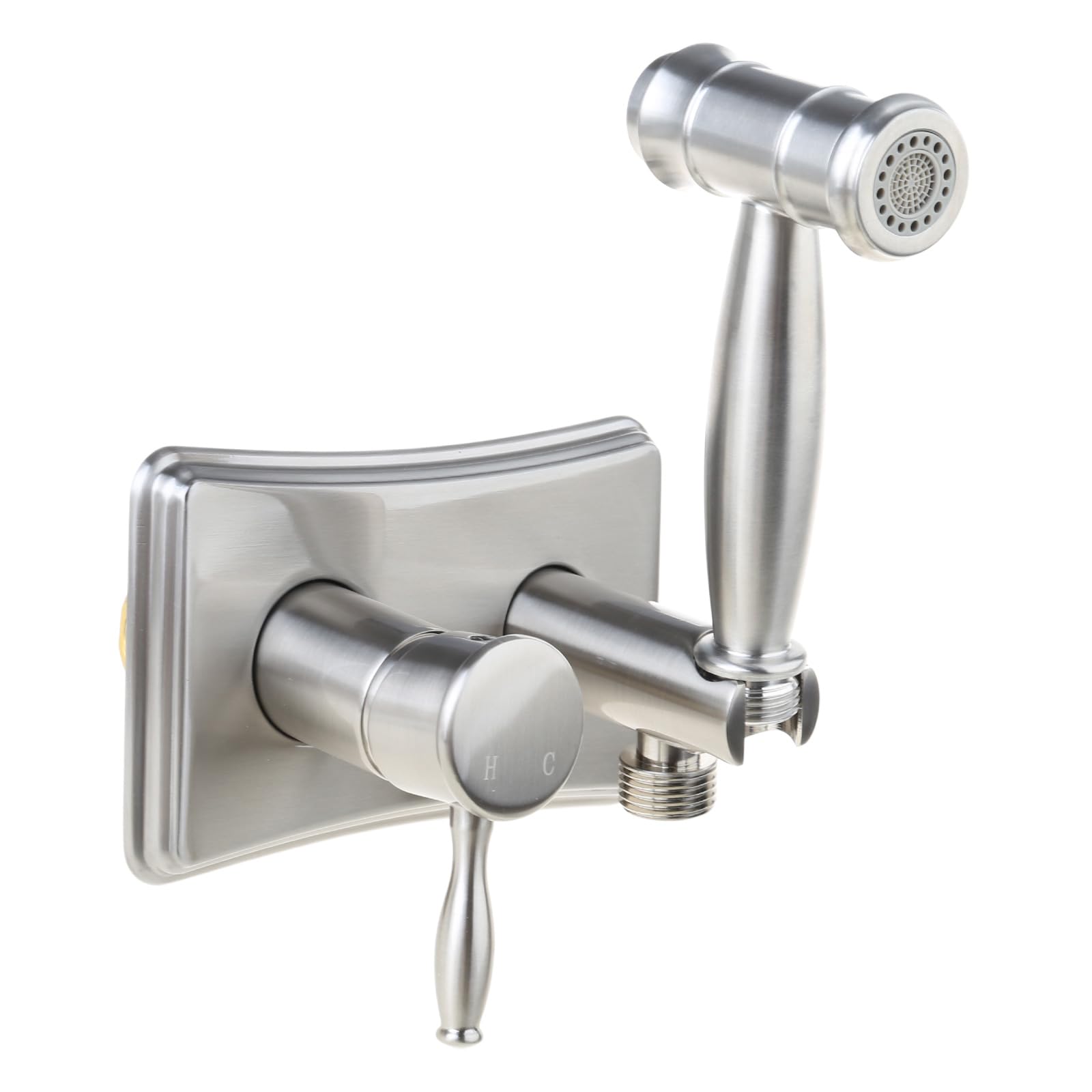 Msioytog Brushed Practical Hot And Cold Water Bidet Sprayer Attachment Bathroom Accessory Portable For Toilets Comfort Use Toilet Handheld Bidet