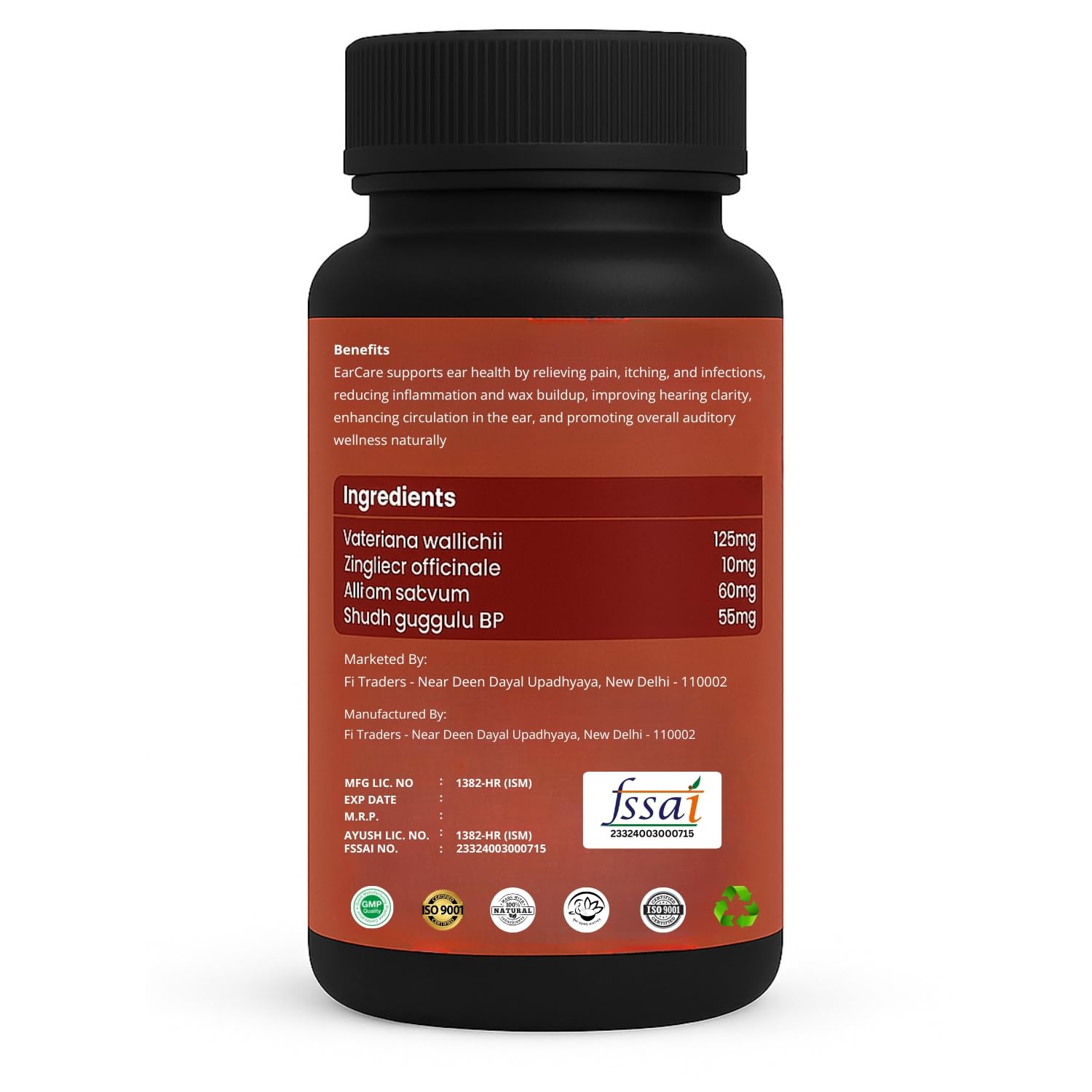 EarCare Natural Ear Health Supplement Powder – Supports Ear Comfort & Hygiene | Herbal Formula for Ear Wellness & Relief | 150 g powder — Amazon image 2