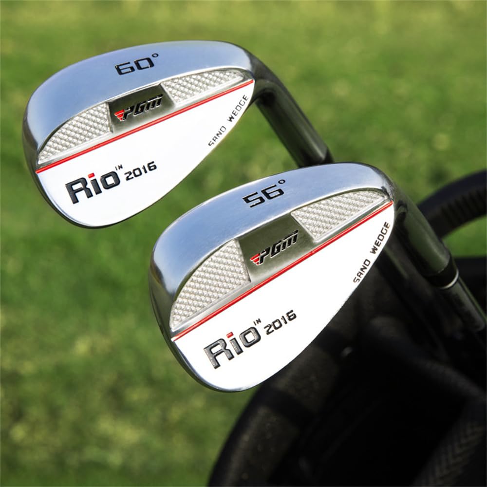Golf Sand Wedge 56/60 Grados Club Wedge con Steel Shaft Chipper Clubs para Adultos Hombres Mujeres fácil Control de Distancia Deportes y al Aire Libre