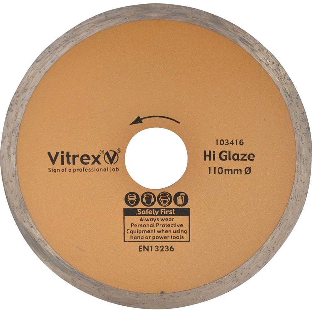 110mm Diamond Hi Glaze Blade