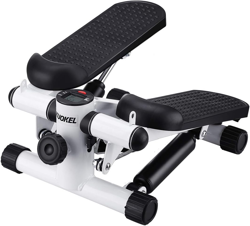 Mini Stepper With Resistance Bands Durable & Safe Treadmill With Comfortable Foot Pedals