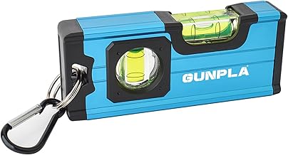 Gunpla Mini Leveler, 4.7 inches (120 mm), Magnetic Level, Mini Level, Horizontal with Vertical Bubble Tube, For Architecture, Civil Engineering, Plumbing, Electrical and More