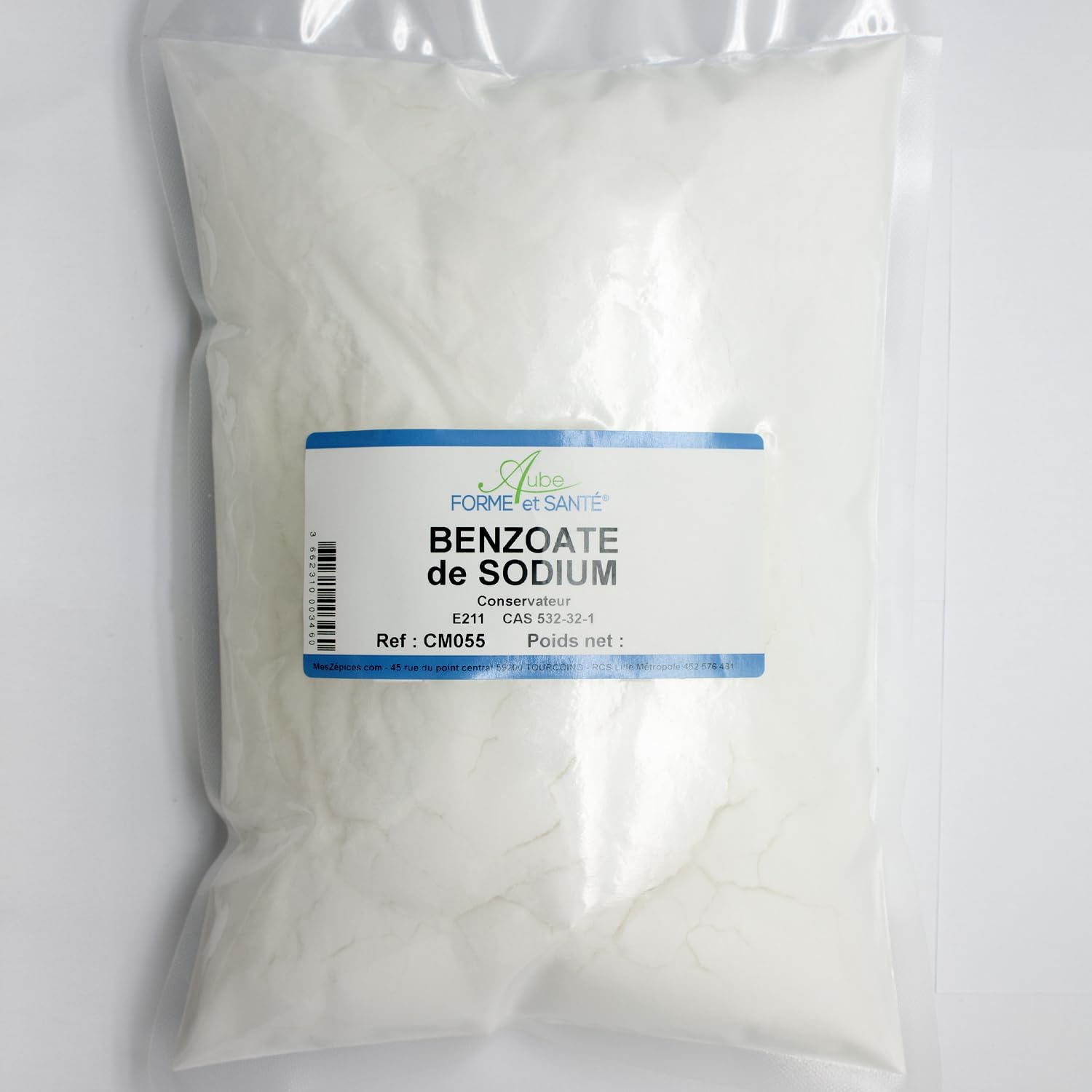 Benzoate de sodium E211 - Sac de 25 kg