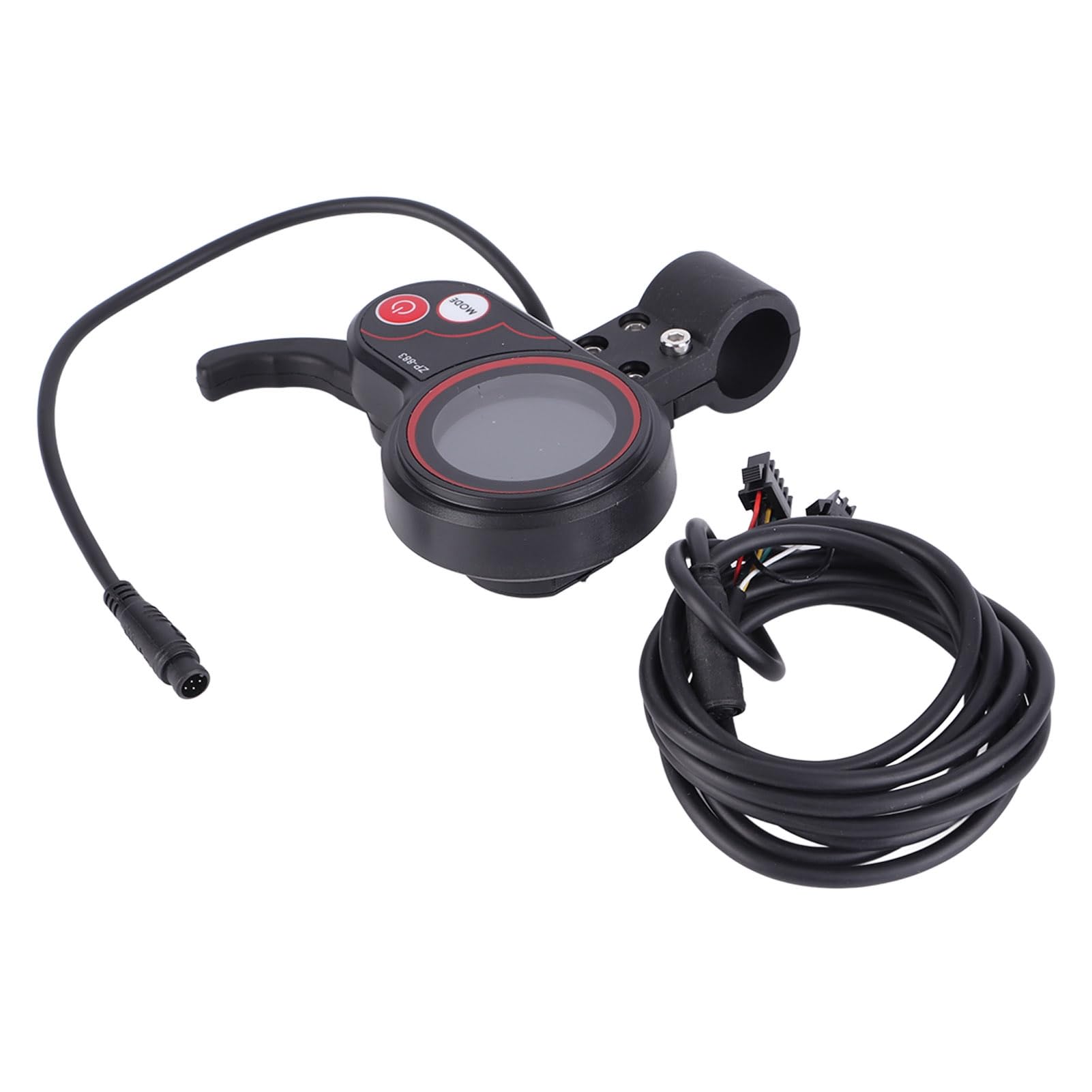 Jopwkuin Wearresistant Electric Scooter Part Display Thumb Throttle 2 in 1 Speedometer Manual Control Panel High Durability Exquisite Workmanship for Trail Riding (36V)