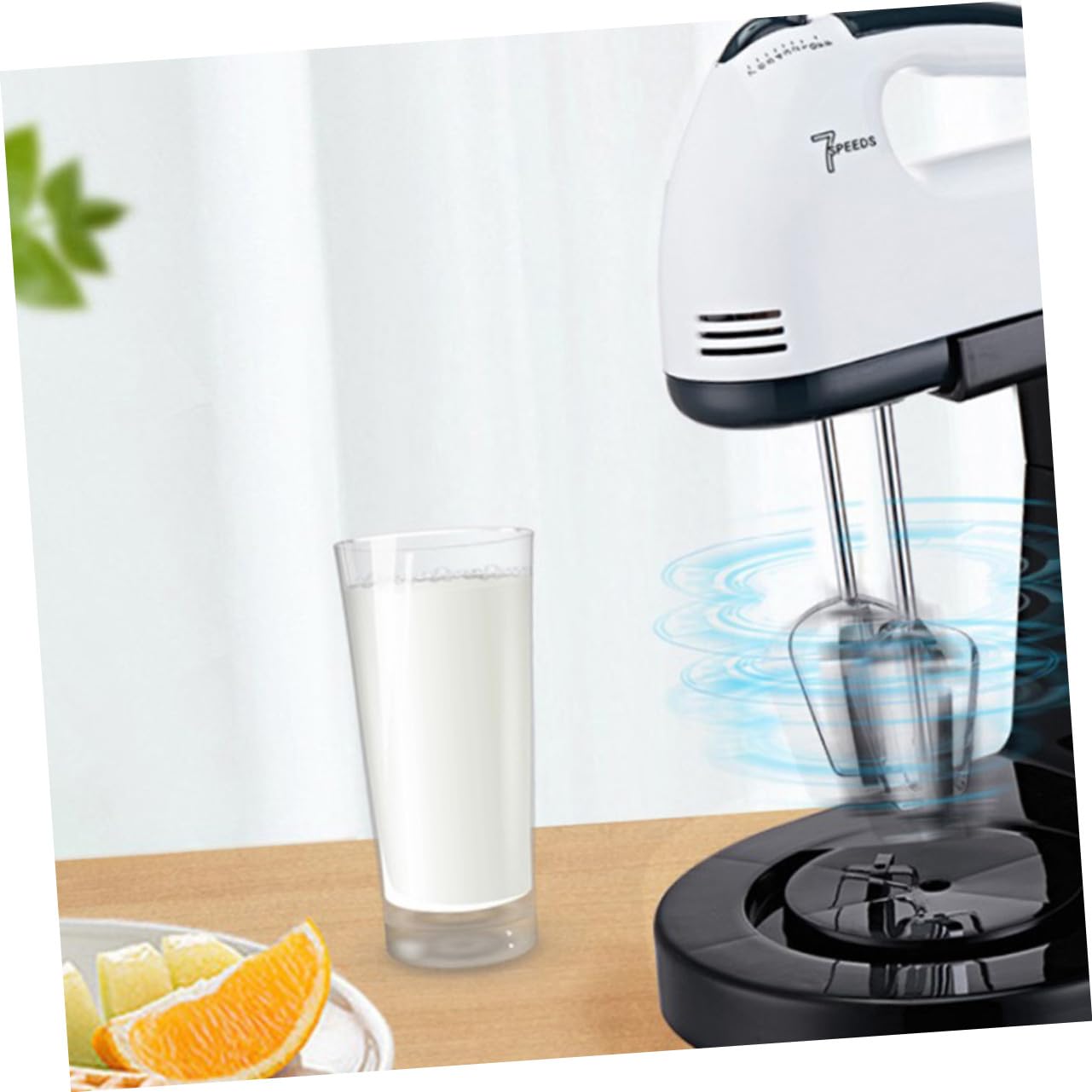 Frullatore Elettrico da Cucina Bianco in Plastica e Acciaio Inox | Home Baking, Alta Efficienza, Facile da Pulire, per Amanti delle Preparazioni Dolci